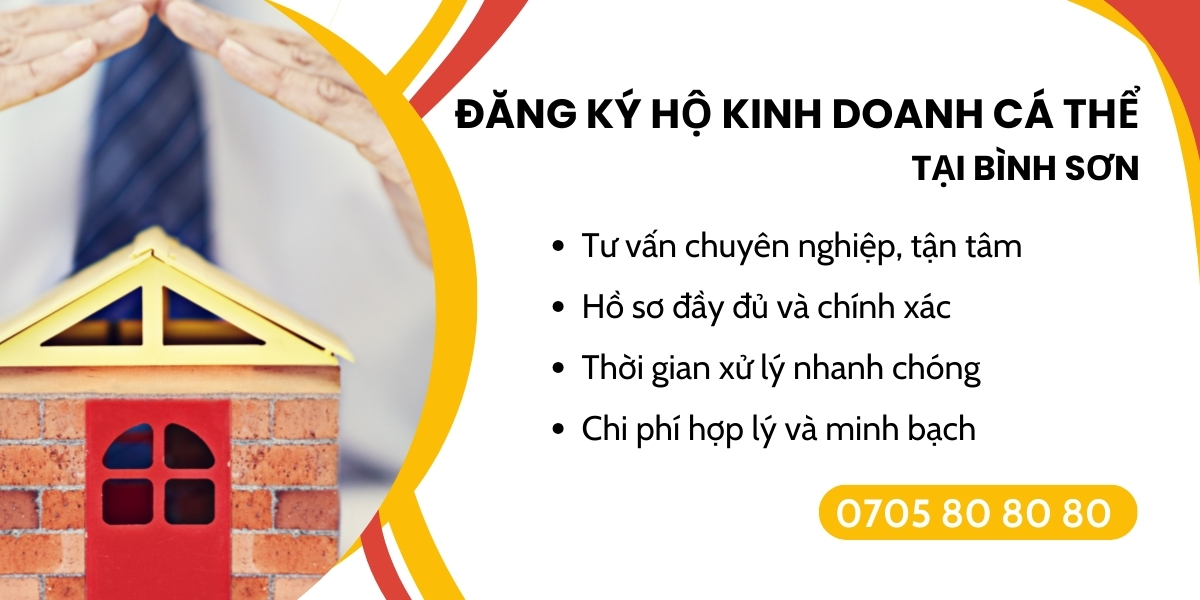 đăng ký hộ kinh doanh cá thể Bình Sơn