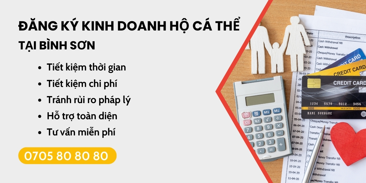 đăng ký hộ kinh doanh cá thể Bình Sơn