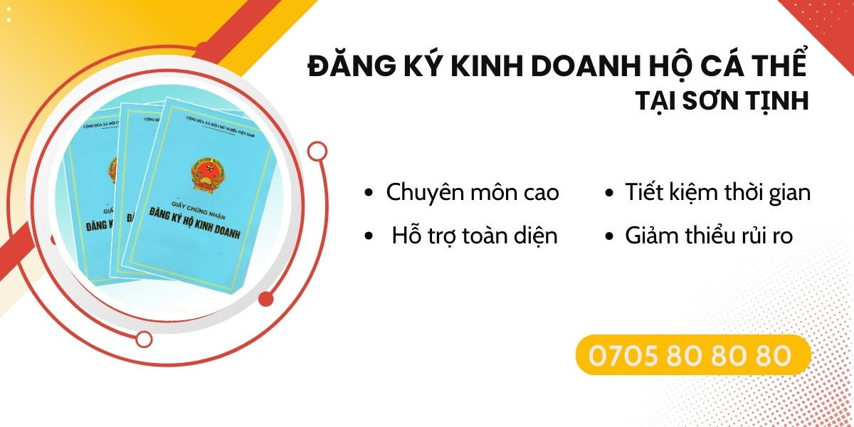 đăng ký hộ kinh doanh cá thể Sơn Tịnh