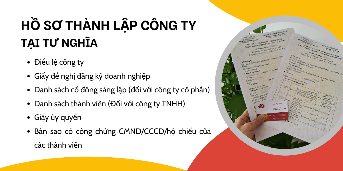 dịch vụ đăng ký thành lập công ty Tư Nghĩa