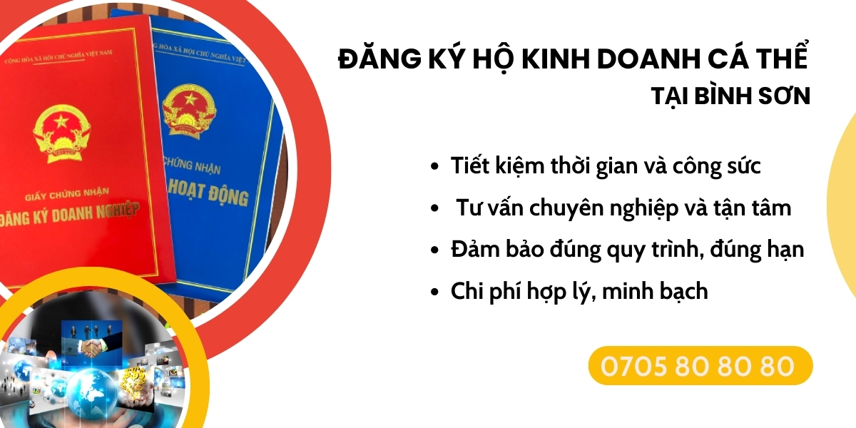 dịch vụ thành lập hộ kinh doanh cá thể Bình Sơn