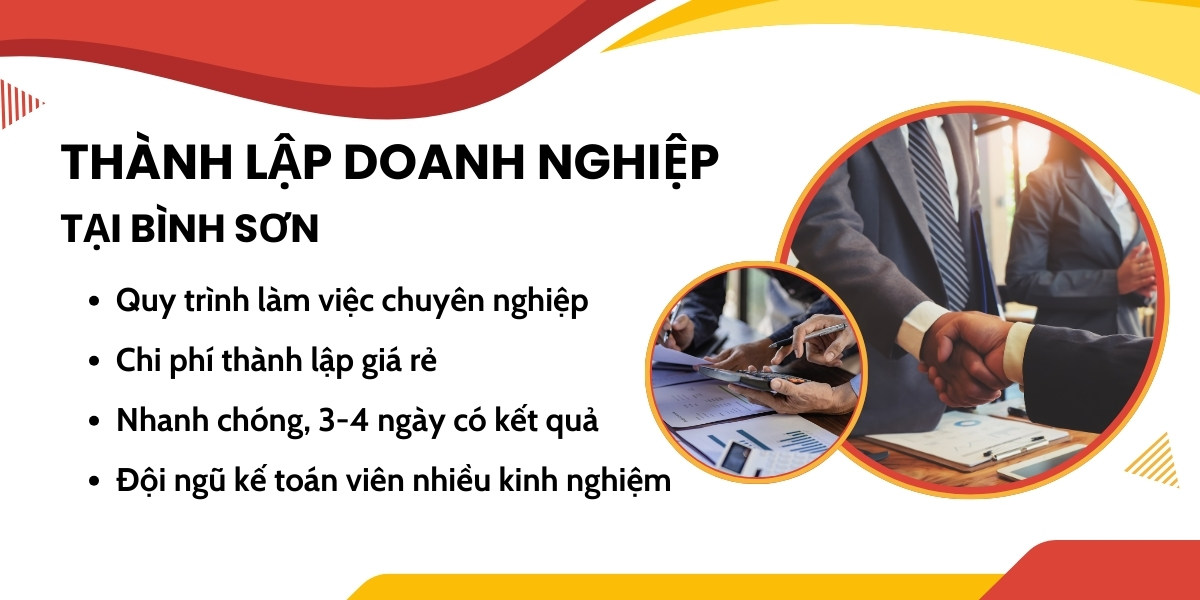 dịch vụ thành lập doanh nghiệp Bình Sơn