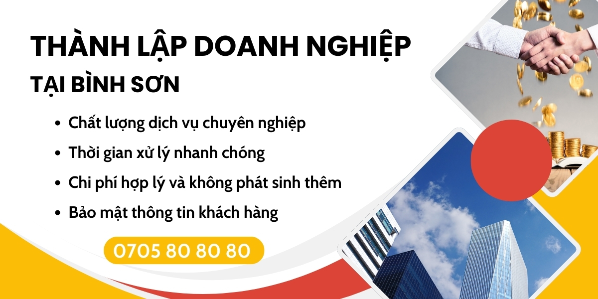 thành lập doanh nghiệp Bình Sơn 