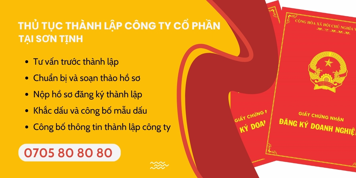 tư vấn thành lập công ty cổ phần tại Sơn Tịnh