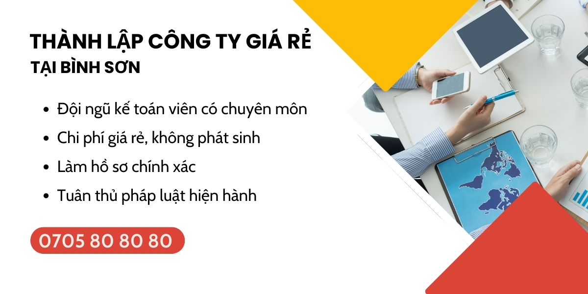 dịch vụ thành lập công ty trọn gói giá rẻ