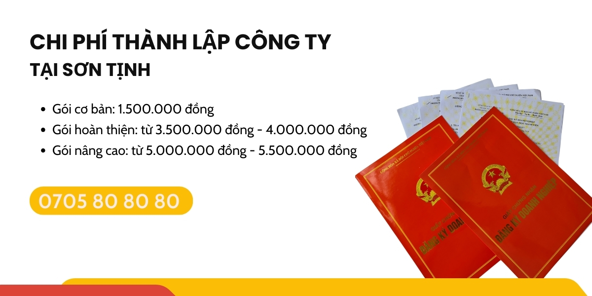 thành lập công ty tại Sơn Tịnh