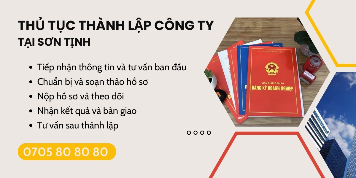 thủ tục thành lập công ty