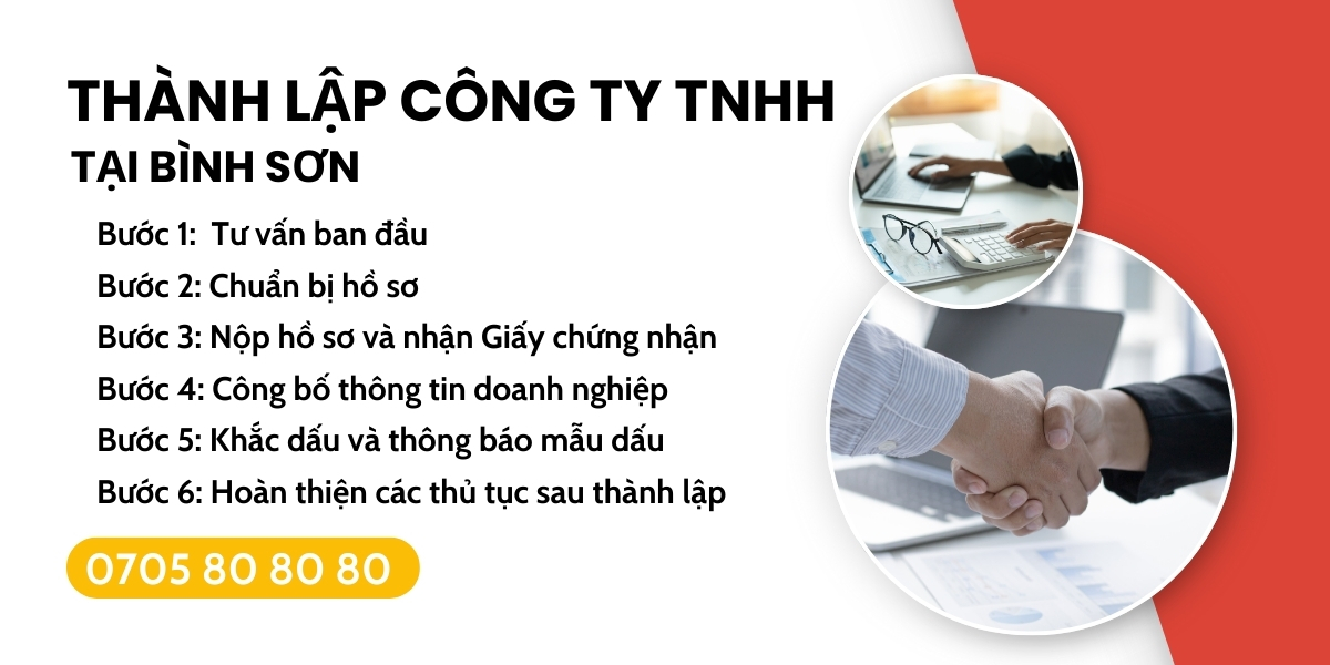 thủ tục thành lập công ty TNHH tại Bình Sơn