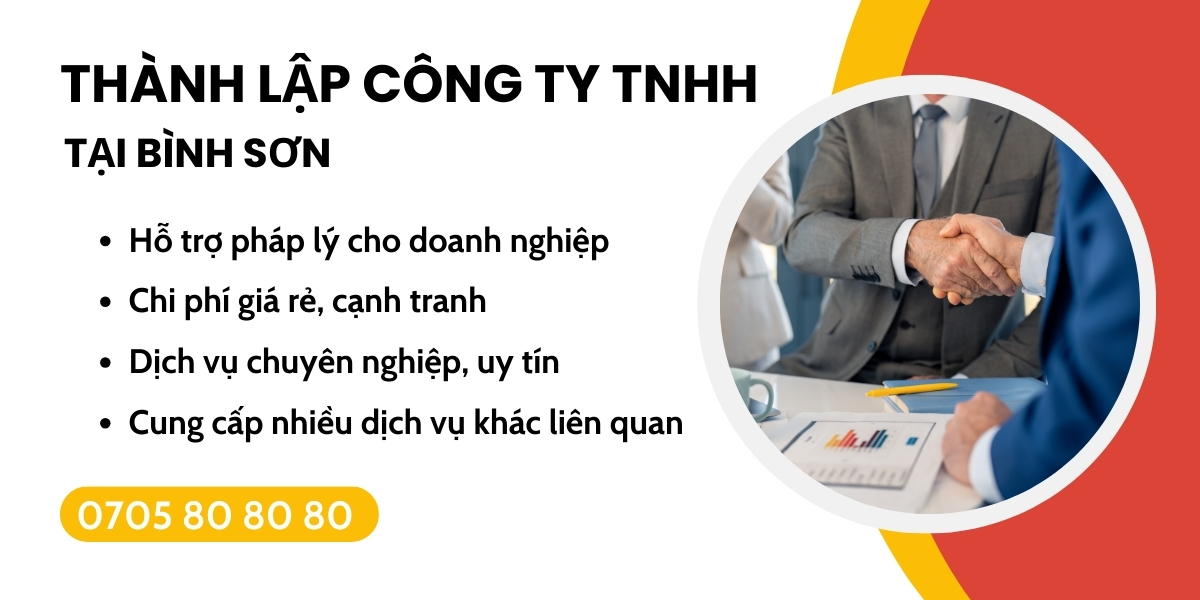 thành lập công ty TNHH tại Bình Sơn