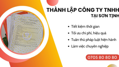 thành lập công ty TNHH tại Sơn Tịnh