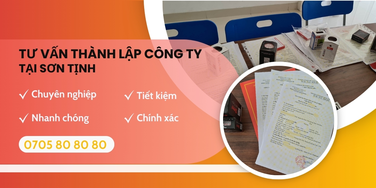 tư vấn thành lập doanh nghiệp tại Sơn Tịnh