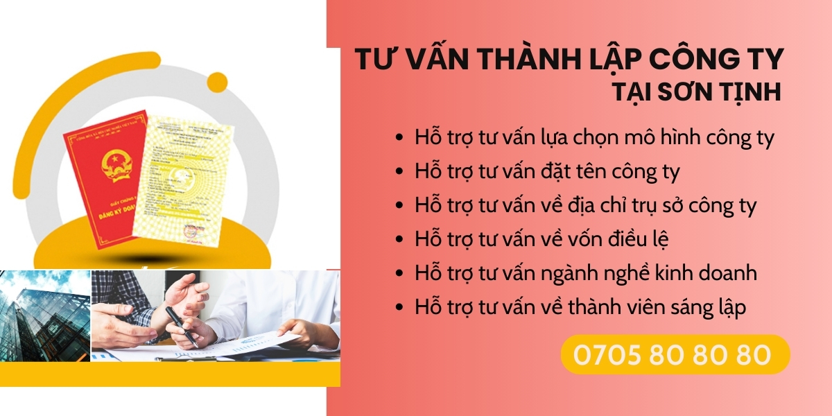 tư vấn mở doanh nghiệp tại Sơn Tịnh