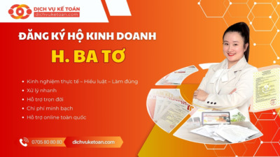 Đăng ký hộ kinh doanh cá thể Ba Tơ