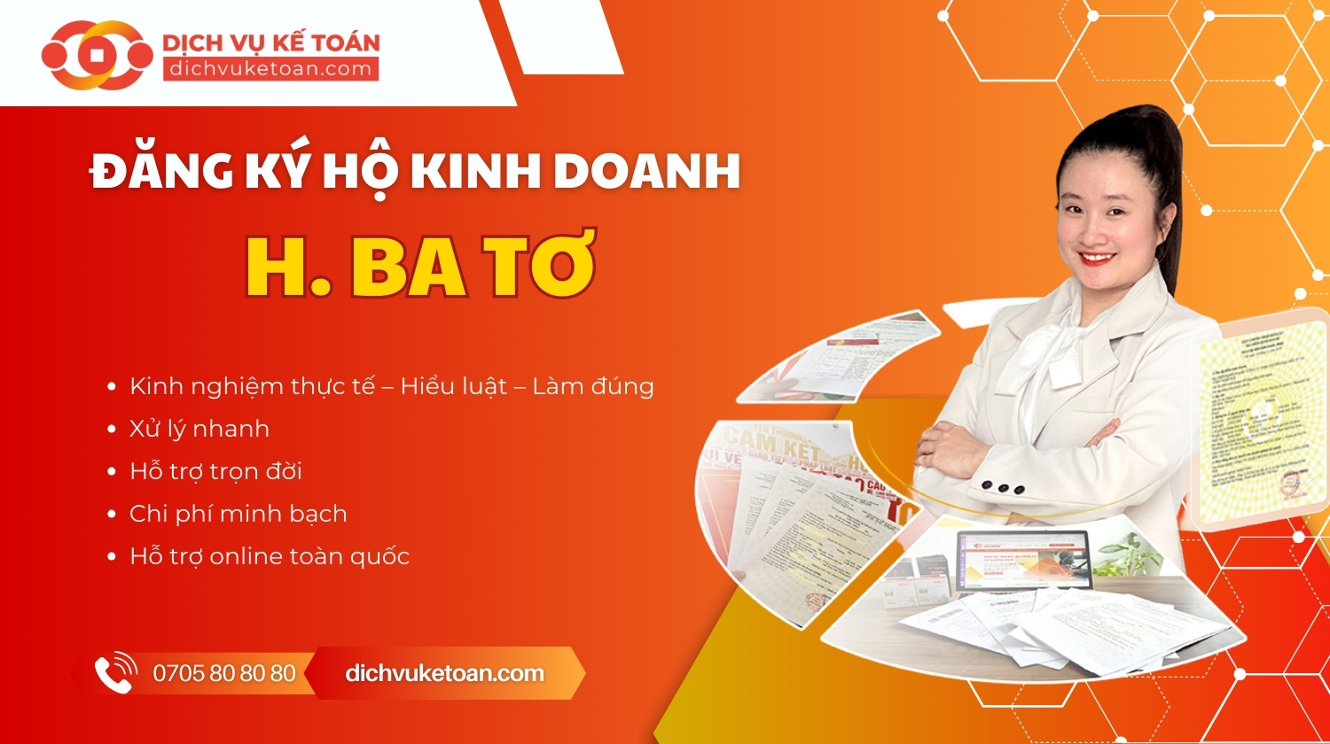 đăng ký hộ kinh doanh cá thể Ba Tơ Đăng ký hộ kinh doanh cá thể Ba Tơ