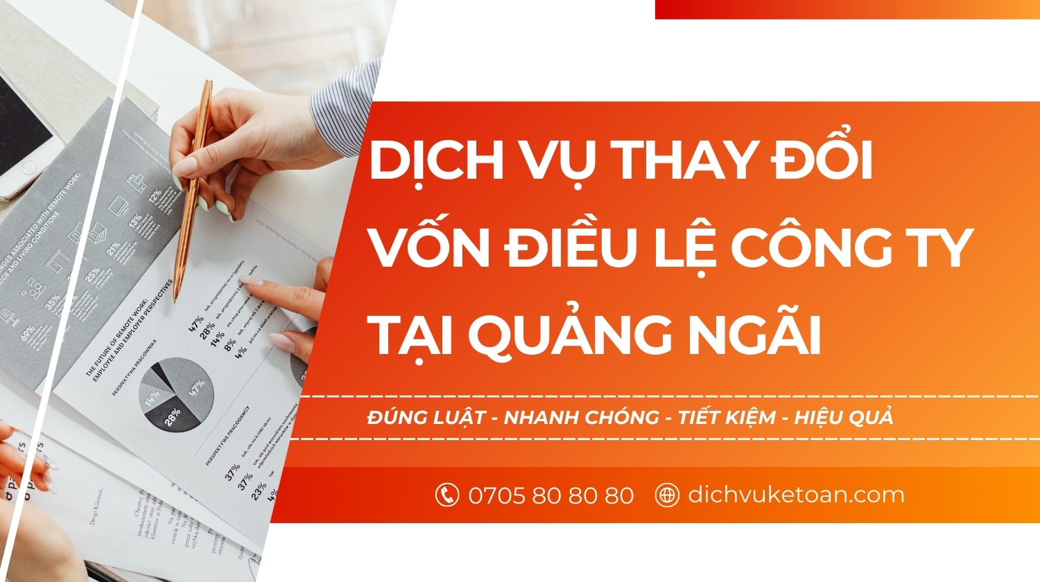 Thay đổi vốn điều lệ công ty tại Quảng Ngãi