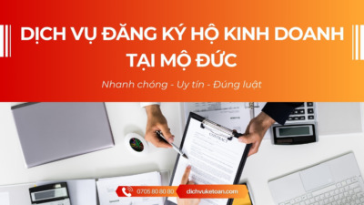 Đăng ký hộ kinh doanh Mộ Đức