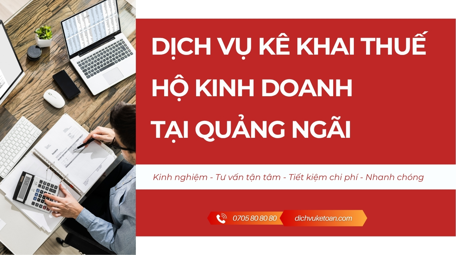 Dịch vụ kê khai thuế hộ kinh doanh Quảng Ngãi