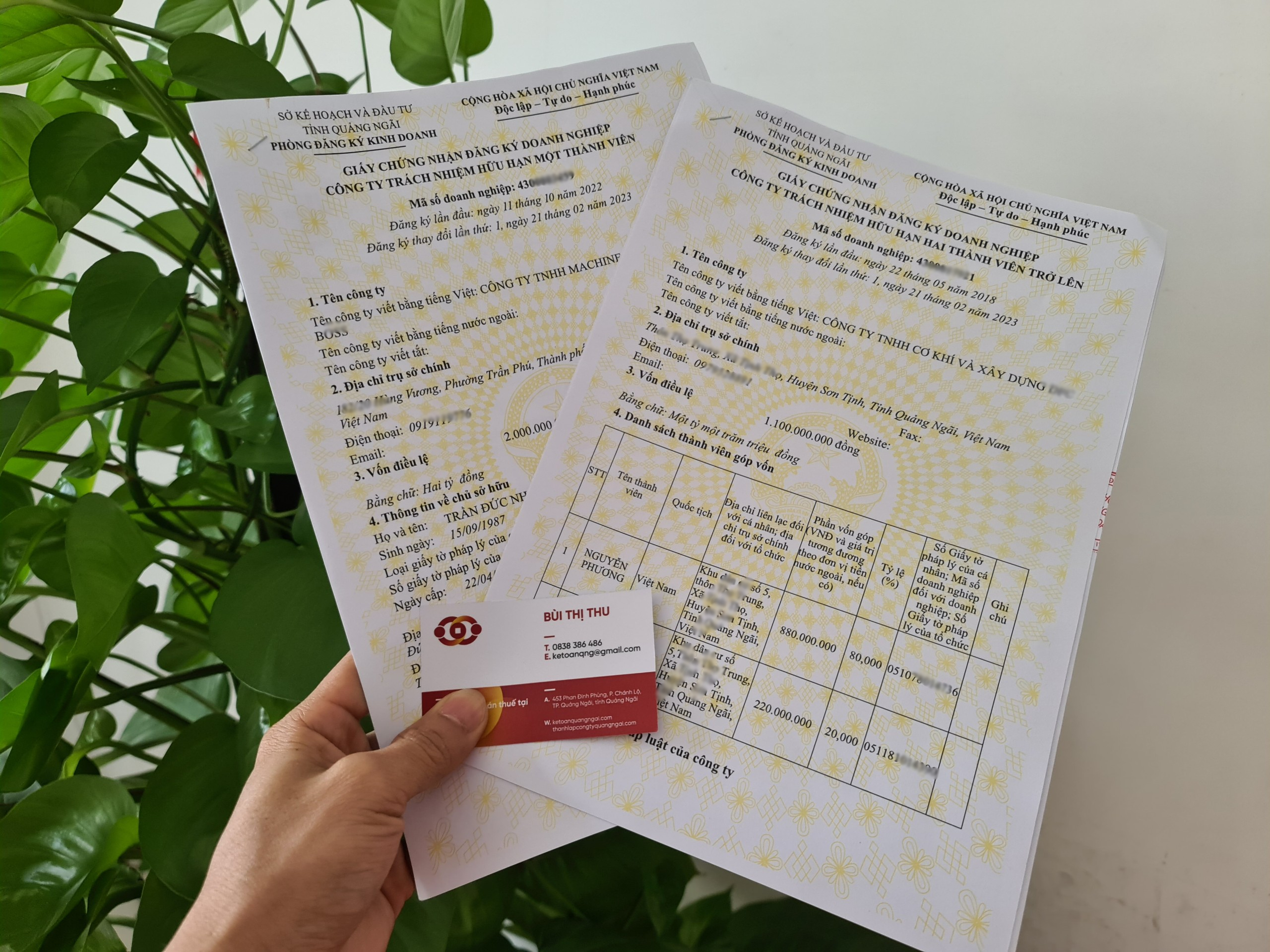 thành lập công ty Dịch vụ thành lập công ty trọn gói